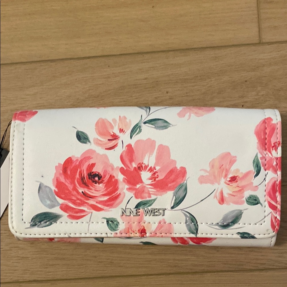 Nine West Floral Print Wallet